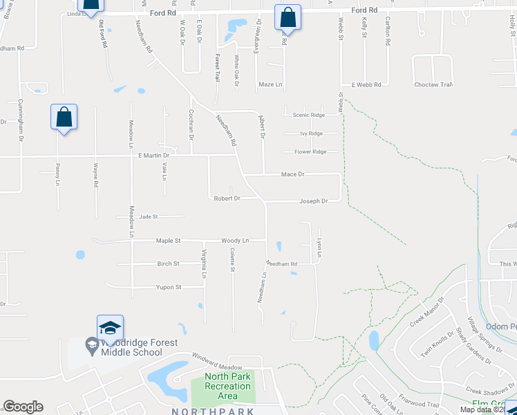 map of restaurants, bars, coffee shops, grocery stores, and more near 24994 Robert Dr in Porter