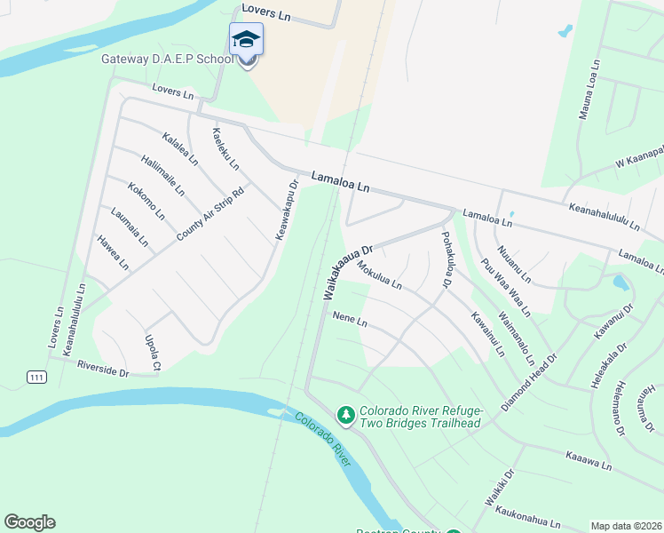 map of restaurants, bars, coffee shops, grocery stores, and more near 178 Waikakaaua Drive in Bastrop