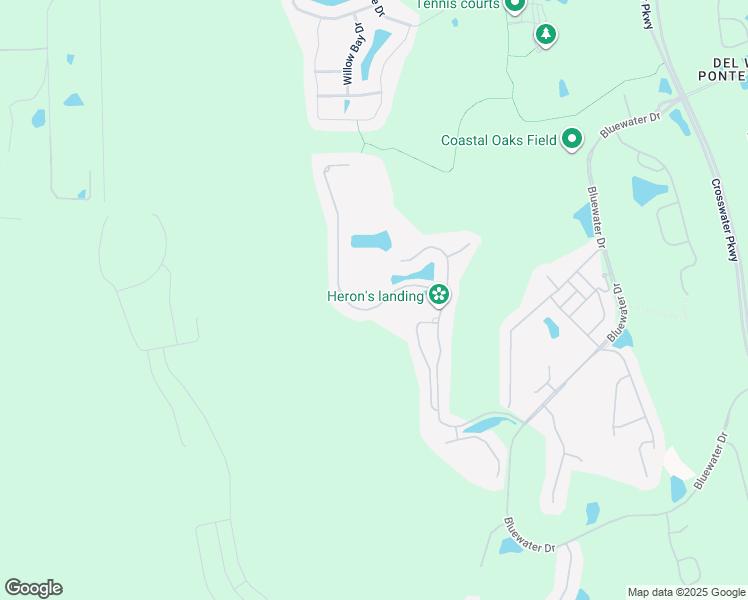 map of restaurants, bars, coffee shops, grocery stores, and more near 202 Old Bluff Drive in Ponte Vedra Beach