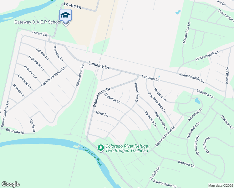 map of restaurants, bars, coffee shops, grocery stores, and more near 106 Keahi Court in Bastrop
