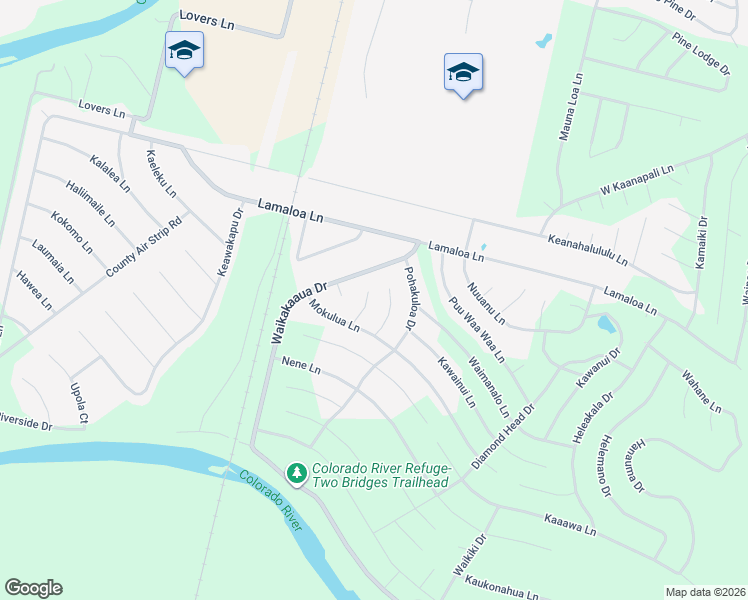 map of restaurants, bars, coffee shops, grocery stores, and more near 115 Kipapa Court in Bastrop