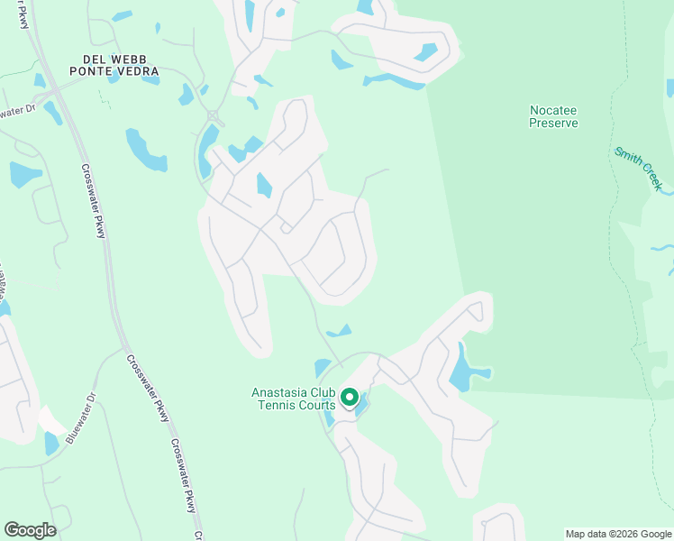 map of restaurants, bars, coffee shops, grocery stores, and more near 98 Goldenrod Park Road in Ponte Vedra Beach