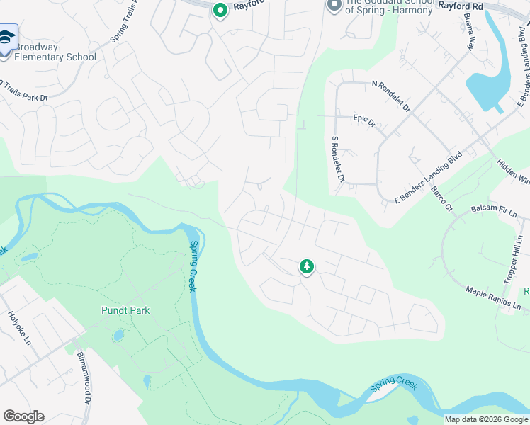 map of restaurants, bars, coffee shops, grocery stores, and more near 28040 Mallard Reach Drive in The Woodlands