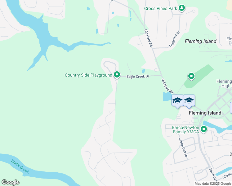 map of restaurants, bars, coffee shops, grocery stores, and more near 2448 Country Side Drive in Fleming Island
