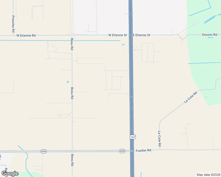 map of restaurants, bars, coffee shops, grocery stores, and more near 9201-9209 Desire Road in Maurice