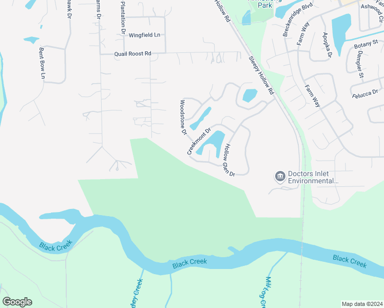 map of restaurants, bars, coffee shops, grocery stores, and more near 2101 Creekmont Drive in Middleburg
