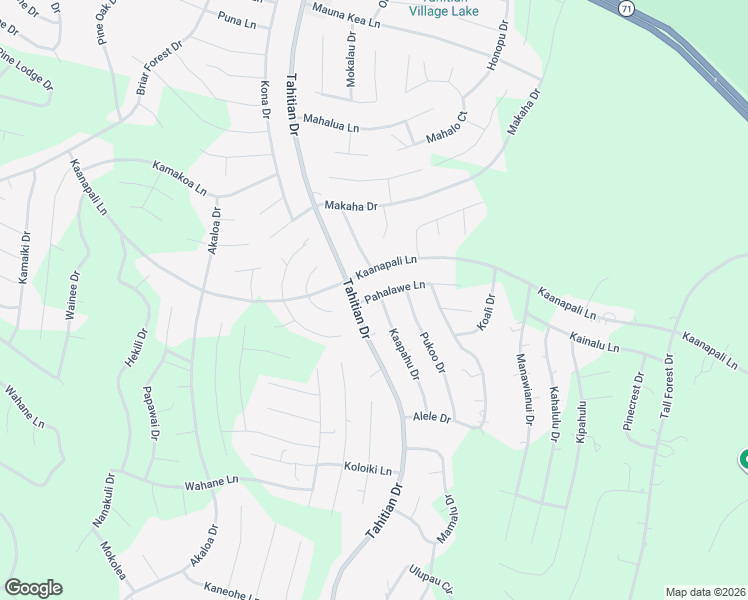 map of restaurants, bars, coffee shops, grocery stores, and more near 323 Tahitian Drive in Bastrop