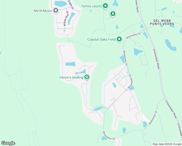 map of restaurants, bars, coffee shops, grocery stores, and more near 562 Port Charlotte Drive in Ponte Vedra Beach