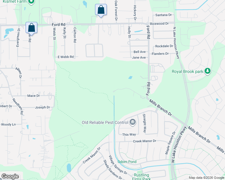 map of restaurants, bars, coffee shops, grocery stores, and more near 24998 Ford Road in Montgomery County