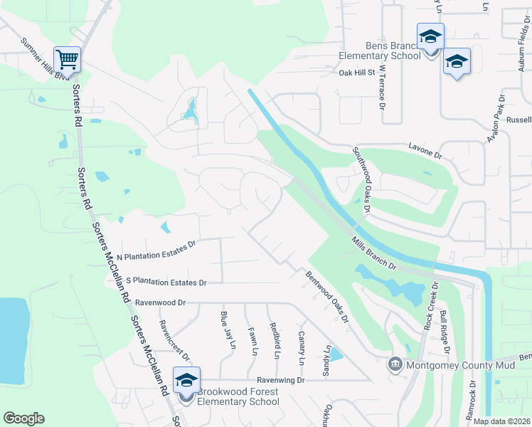 map of restaurants, bars, coffee shops, grocery stores, and more near 20542 Bobigian Drive in Porter