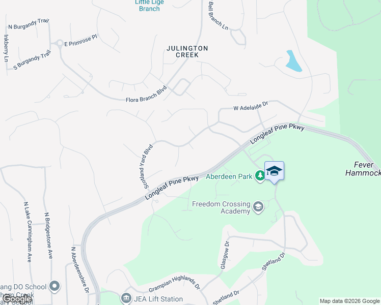 map of restaurants, bars, coffee shops, grocery stores, and more near 909 Rose Garden Court in Fruit Cove