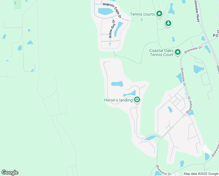map of restaurants, bars, coffee shops, grocery stores, and more near 409 Old Bluff Drive in Ponte Vedra Beach