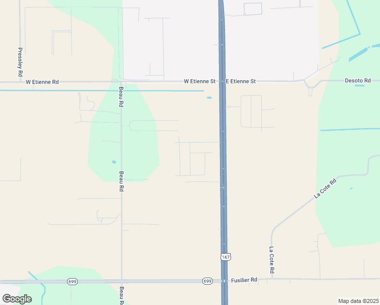map of restaurants, bars, coffee shops, grocery stores, and more near 102 Jeanne Picard Drive in Maurice