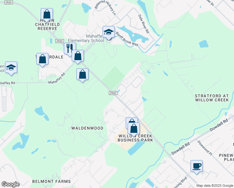 map of restaurants, bars, coffee shops, grocery stores, and more near 9528 Farm to Market 2920 in Tomball