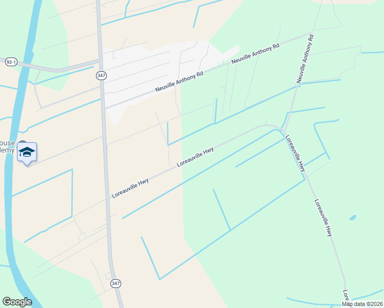 map of restaurants, bars, coffee shops, grocery stores, and more near 1103-1119 Loreauville Highway in Saint Martinville