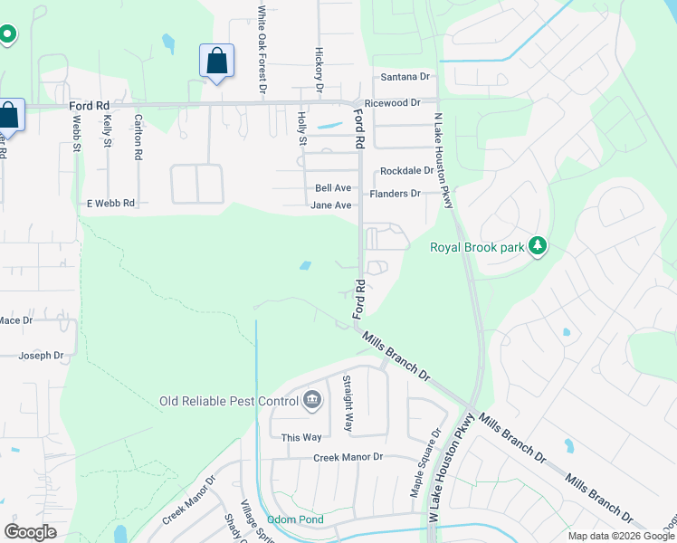 map of restaurants, bars, coffee shops, grocery stores, and more near 24750 Ford Road in Porter