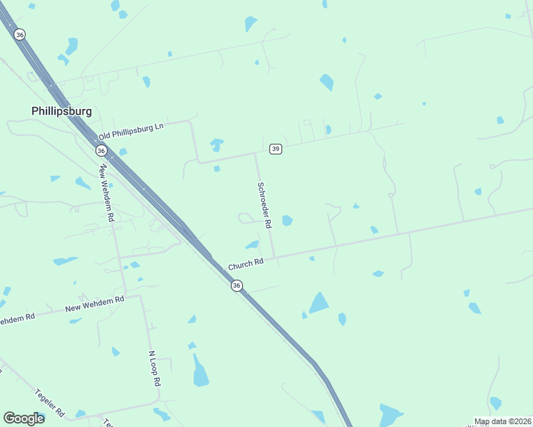 map of restaurants, bars, coffee shops, grocery stores, and more near Schroeder Road in Brenham