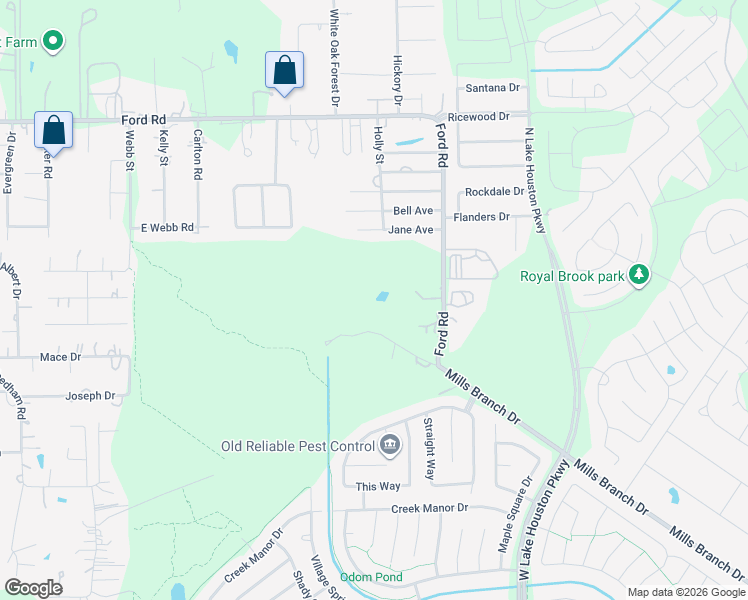 map of restaurants, bars, coffee shops, grocery stores, and more near 24792 Ford Road in Porter