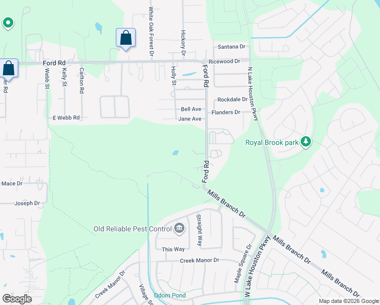 map of restaurants, bars, coffee shops, grocery stores, and more near 24792 Ford Rd in Porter