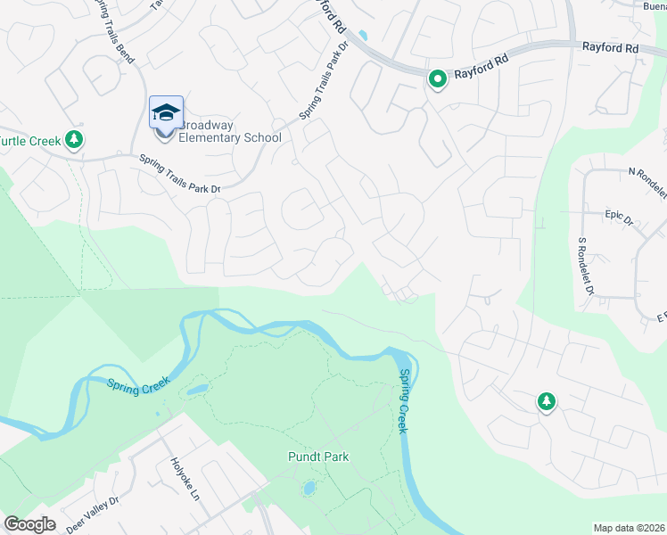 map of restaurants, bars, coffee shops, grocery stores, and more near 1203 Jake Springs Court in Spring