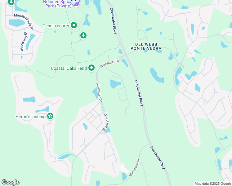 map of restaurants, bars, coffee shops, grocery stores, and more near 68 Cumberland Island Circle in Ponte Vedra Beach