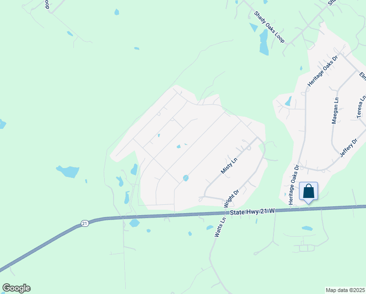 map of restaurants, bars, coffee shops, grocery stores, and more near 177 Coyote ridge in Cedar Creek