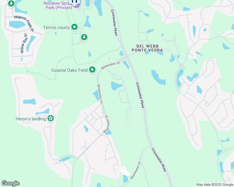 map of restaurants, bars, coffee shops, grocery stores, and more near 68 Cumberland Island Circle in Ponte Vedra Beach