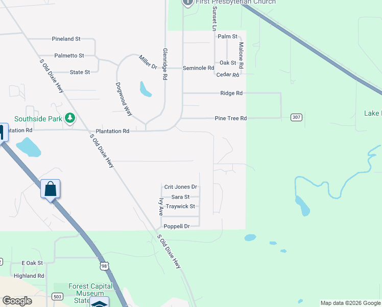 map of restaurants, bars, coffee shops, grocery stores, and more near 272 O Quinn Road in Perry