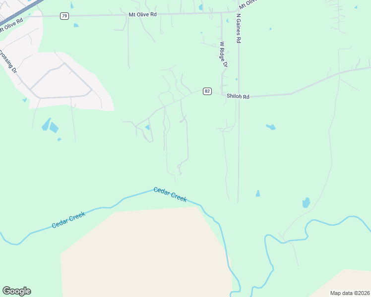 map of restaurants, bars, coffee shops, grocery stores, and more near 172 Clover Road in Cedar Creek