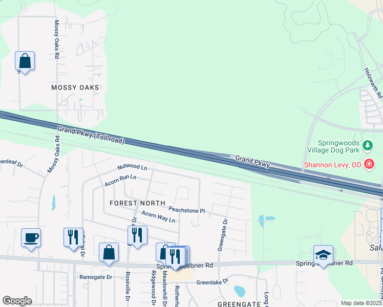 map of restaurants, bars, coffee shops, grocery stores, and more near in 