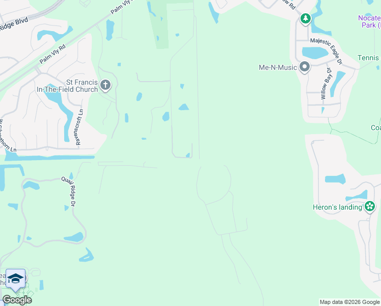 map of restaurants, bars, coffee shops, grocery stores, and more near 856 Ranch Road in Nocatee