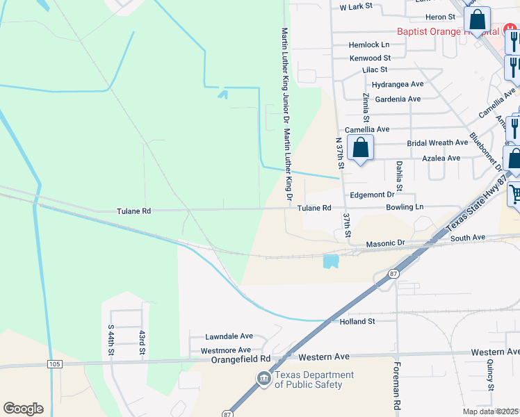map of restaurants, bars, coffee shops, grocery stores, and more near 306 Old Timers Road in Orange