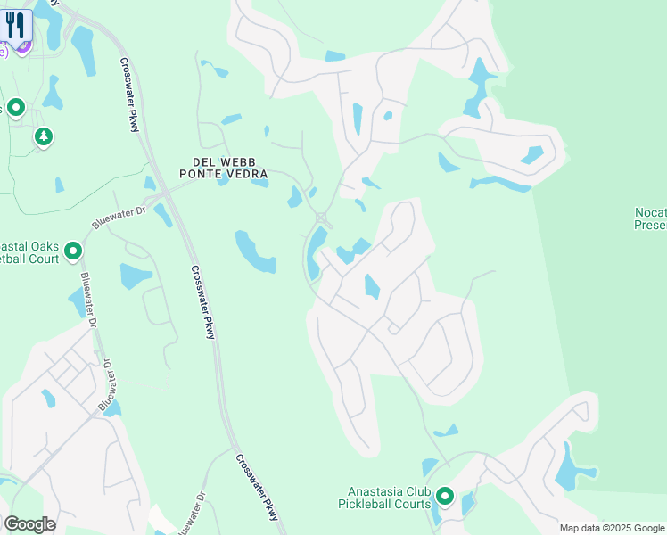 map of restaurants, bars, coffee shops, grocery stores, and more near 69 Fawn Gully Lane in Nocatee