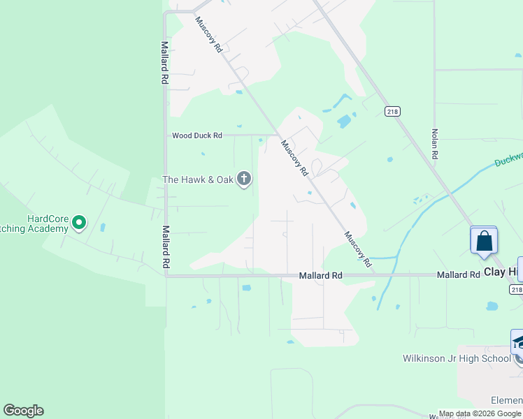 map of restaurants, bars, coffee shops, grocery stores, and more near 2004 Catherine Lane in Middleburg