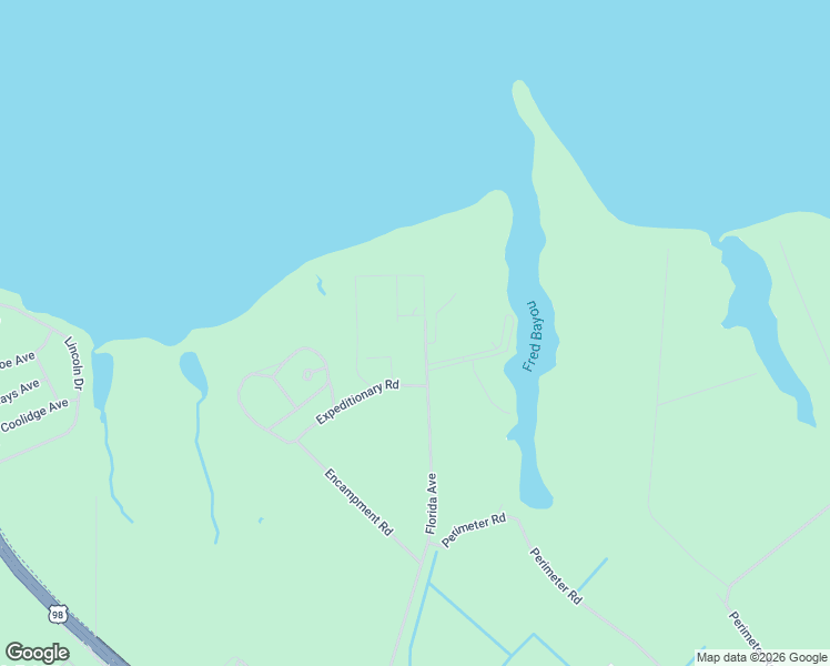 map of restaurants, bars, coffee shops, grocery stores, and more near 305 Florida Avenue in Panama City