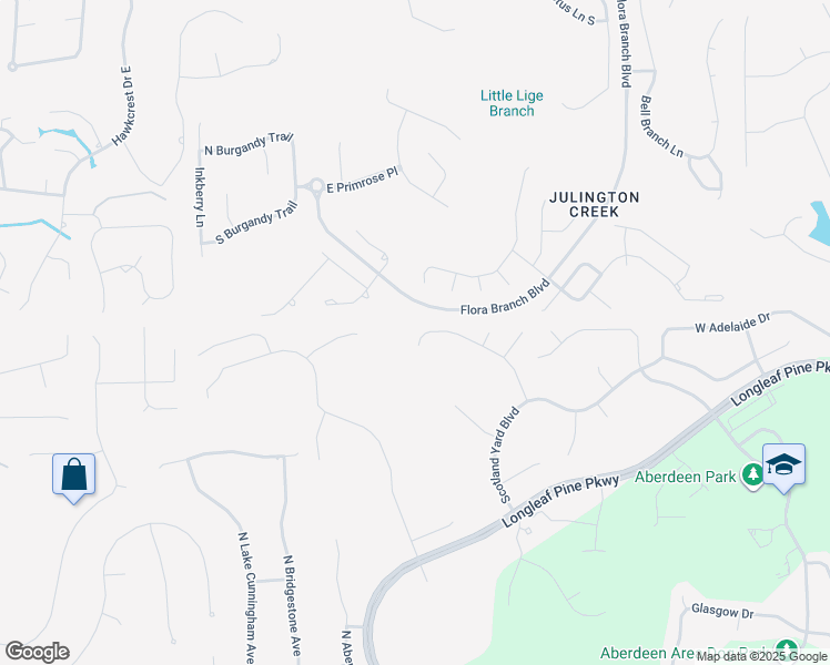 map of restaurants, bars, coffee shops, grocery stores, and more near 682 Fort William Drive in Saint Johns