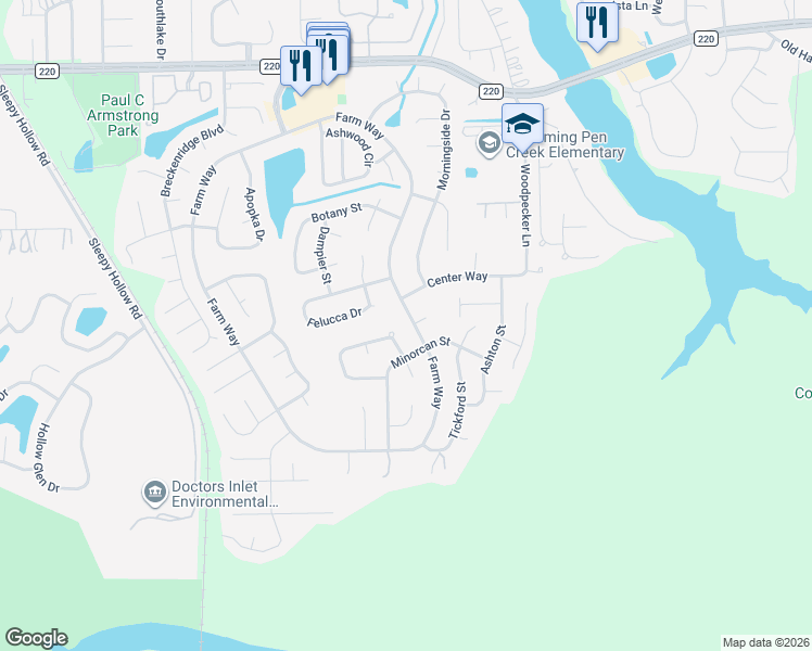 map of restaurants, bars, coffee shops, grocery stores, and more near 1776 Farm Way in Middleburg