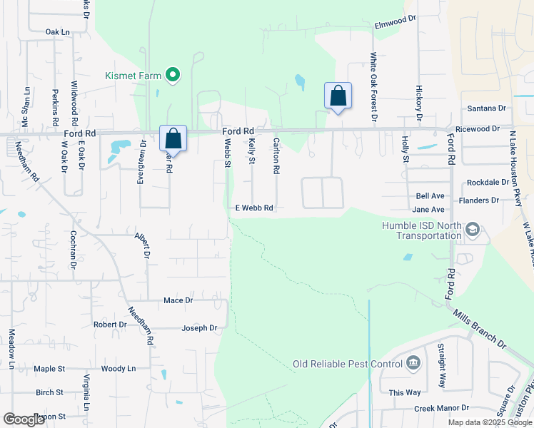 map of restaurants, bars, coffee shops, grocery stores, and more near 23758 East Webb Road in Porter