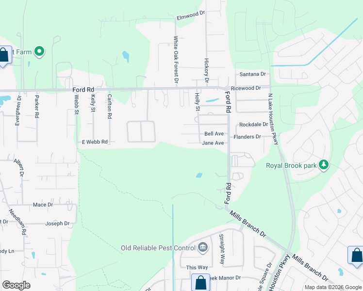 map of restaurants, bars, coffee shops, grocery stores, and more near 24170 Jane Avenue in Porter
