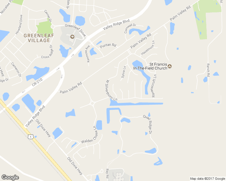 map of restaurants, bars, coffee shops, grocery stores, and more near 1625 Merroway Lane in Ponte Vedra Beach