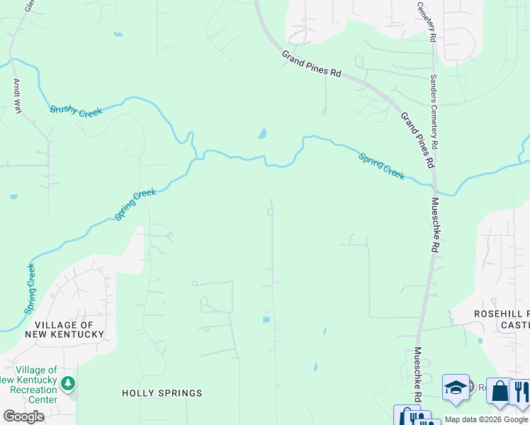 map of restaurants, bars, coffee shops, grocery stores, and more near 22914 Three Pines Drive in Hockley