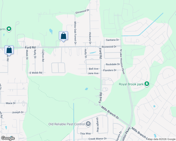 map of restaurants, bars, coffee shops, grocery stores, and more near 24323 Holly Street in Montgomery County
