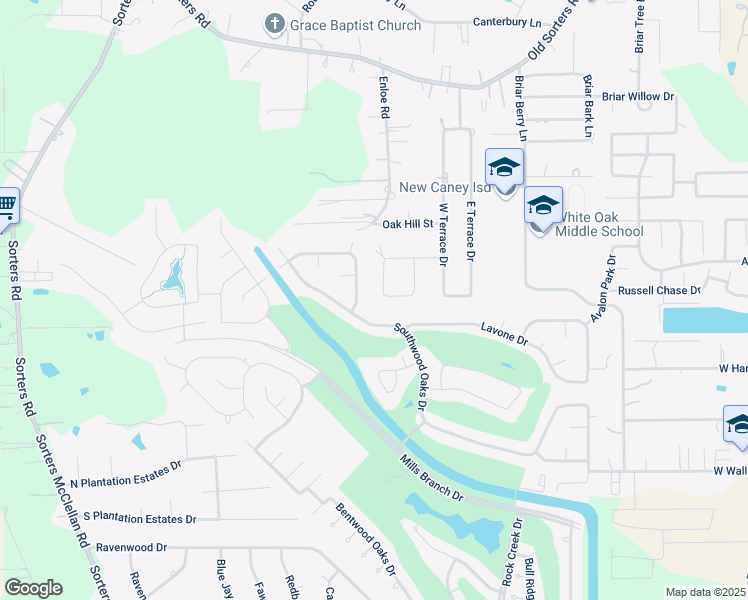 map of restaurants, bars, coffee shops, grocery stores, and more near 24487 Hanson Springs Drive in Porter