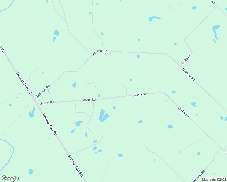map of restaurants, bars, coffee shops, grocery stores, and more near 2109 Jaster Road in Round Top