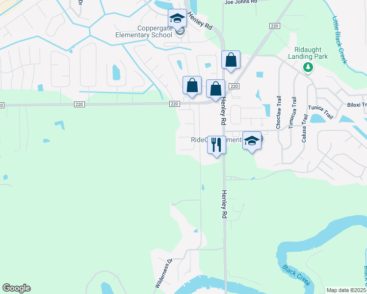 map of restaurants, bars, coffee shops, grocery stores, and more near 2228 Fresco Drive in Middleburg