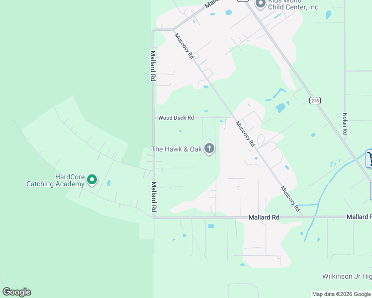 map of restaurants, bars, coffee shops, grocery stores, and more near 5180 Mallard Road in Middleburg