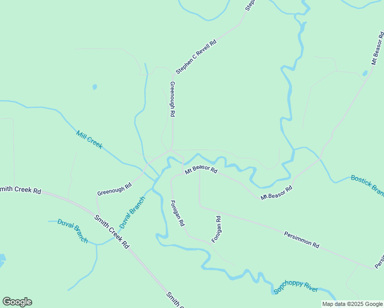 map of restaurants, bars, coffee shops, grocery stores, and more near 75 Parsons Lane in Sopchoppy