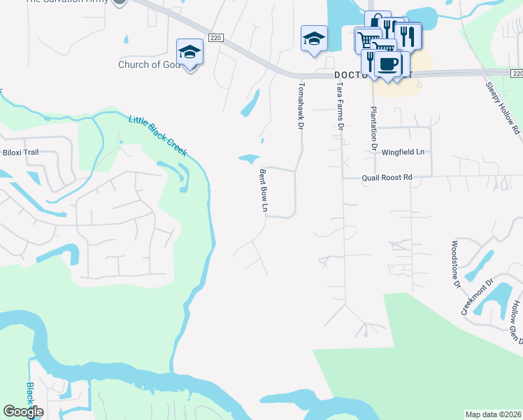 map of restaurants, bars, coffee shops, grocery stores, and more near 3002 Bent Bow Lane in Middleburg