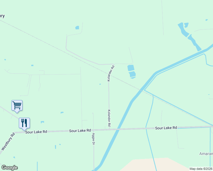 map of restaurants, bars, coffee shops, grocery stores, and more near 517 Kolander Road in Beaumont