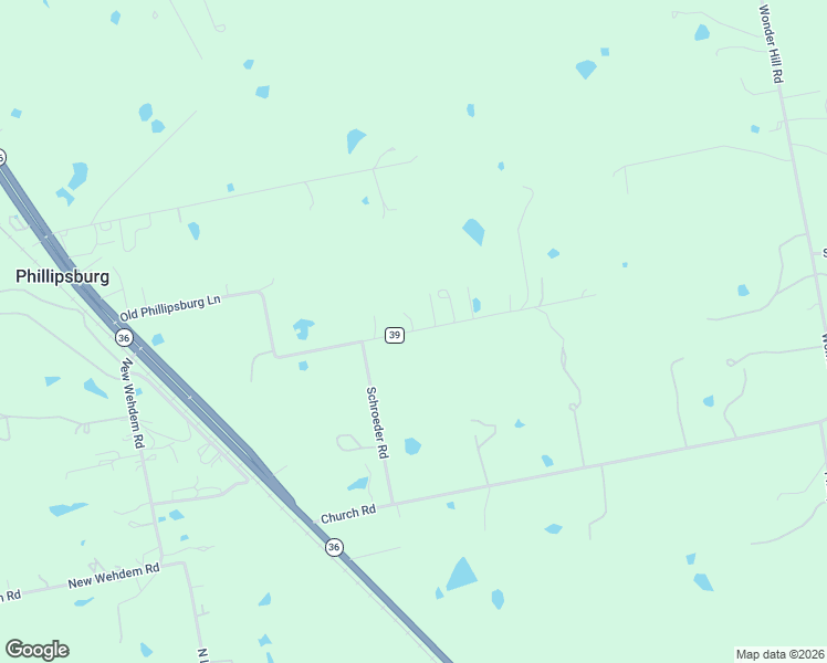 map of restaurants, bars, coffee shops, grocery stores, and more near 896 Old Phillipsburg Road in Brenham